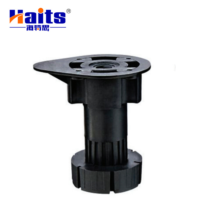HT-07.041 Furniture Cabinet Plastic Adjustable Foot Leveling Feet With Adjustment Pin